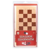Игра 2 в 1 (шашки, шахматы)